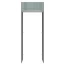 Porta-Geladeira 83 cm 1 Porta Basculante Cinza/Branco/Cinza Lux Madesa