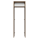 Porta-Geladeira 73 cm 1 Porta Basculante Rustic/Preto Lux Madesa