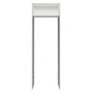 Porta-Geladeira 73 cm 1 Porta Basculante Crema/Branco/Crema Agata Madesa