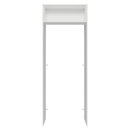 Porta-Geladeira 83 cm 1 Porta Basculante Branco/Cinza Lux Madesa