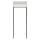 Porta-Geladeira 83 cm 1 Porta Basculante Crema/Branco/Crema Agata Madesa
