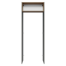 Porta-Geladeira 83 cm 1 Porta Basculante Cinza/Rustic/Cinza Lux Madesa