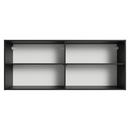 Armário Aéreo 120 cm 2 Portas Preto Nice Madesa