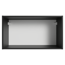 Armário Aéreo 60 cm 1 Porta Basculante Preto Nice Madesa