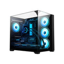 Gabinete Aquário 01FD Black Mega Shark K-Mex ATX Acrílico Fumê