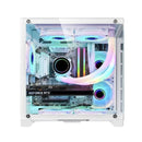 Gabinete Gamer Aquário Micro W305 White K-MEX Micro-ATX