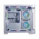 Gabinete Gamer K-Mex Aquário Curvo CG-W1AG Branco Vidro Temperado