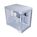 Gabinete Gamer K-Mex Aquário Curvo CG-W1AG Branco Vidro Temperado