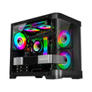 Gabinete Gamer K-Mex Curvo Aquário CG-01AG Vidro Temperado