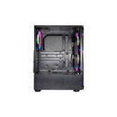 Gabinete Gamer K-Mex Elite Multicolor CG-10W5 RGB Com 3 Fans