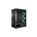 Gabinete Gamer K-MEX CG-30C5 ATX Vidro Temperado Com 3 Fans