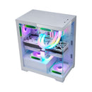 Gabinete Gamer Poseidon ATX CG-11G4 White Vidro Temperado