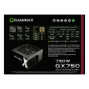 Fonte 750W 80 Plus Gold Gamemax GX750 Full Modular | Ideal para RTX