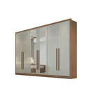 Guarda-Roupa Casal Robust com Espelho 6 Portas 6 Gavetas Novo Horizonte