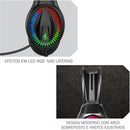 HEADSET GAMER AR89 SURROUND 7.1 CONEXÃO VIA USB LED
