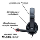 HEADSET COM FIO H700 CONEXÃO USB CABO DE 210CM CANCELAMENTO DE RUIDO CONTROLE DE VOLUME E MICROFONE DRIVER 40MM POTENCIA