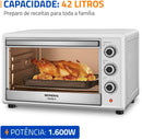 Forno Elétrico 42L 1600W Family II Mondial
