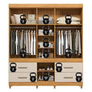 Guarda Roupa Casal 6 Portas 4 Gavetas Guarujá Demóbile