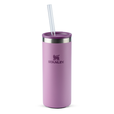 Can Cooler Slim com canudo Lilac | 296ML