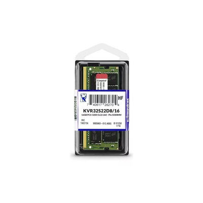 Memória RAM Notebook Kingston 16GB DDR4 3200MHz KVR32S22D8/16 – Alta Performance