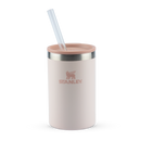 Can Cooler com canudo Rose Quartz | 296ML