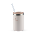 Can Cooler com canudo Rose Quartz | 296ML
