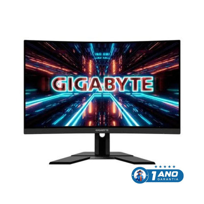 Monitor Gamer 27" Tela Curva ajuste de altura Gigabyte 165Hz, Full HD, 1ms, FreeSync