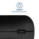 MOUSE SEM FIO MS100 USB 1200DPI 3 BOT SLIM PT