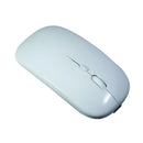 Mouse Sem Fio Recarregável K-mex 1600dpi Slim Usb-c Ma-a7w4 Branco