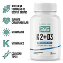 K2+D3 com Colágeno Tipo II 60 Cápsulas