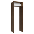 Porta-Geladeira 73 cm 1 Porta Basculante Rustic/Cinza Agata Madesa