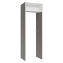 Porta-Geladeira 73 cm 1 Porta Basculante Crema/Branco/Crema Agata Madesa