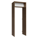 Porta-Geladeira 83 cm 1 Porta Basculante Rustic/Cinza Vik Madesa