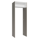 Porta-Geladeira 83 cm 1 Porta Basculante Crema/Branco/Crema Agata Madesa