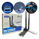 Placa de rede PCI-Express KNUP Wireless 300 MBPS - KP-T118