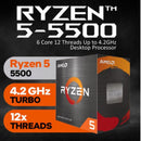 Processador AMD Ryzen 5 5500 AM4 BOX