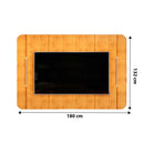 Painel Para TV até 65" MDF Luminárias de LED Adele DJ Móveis