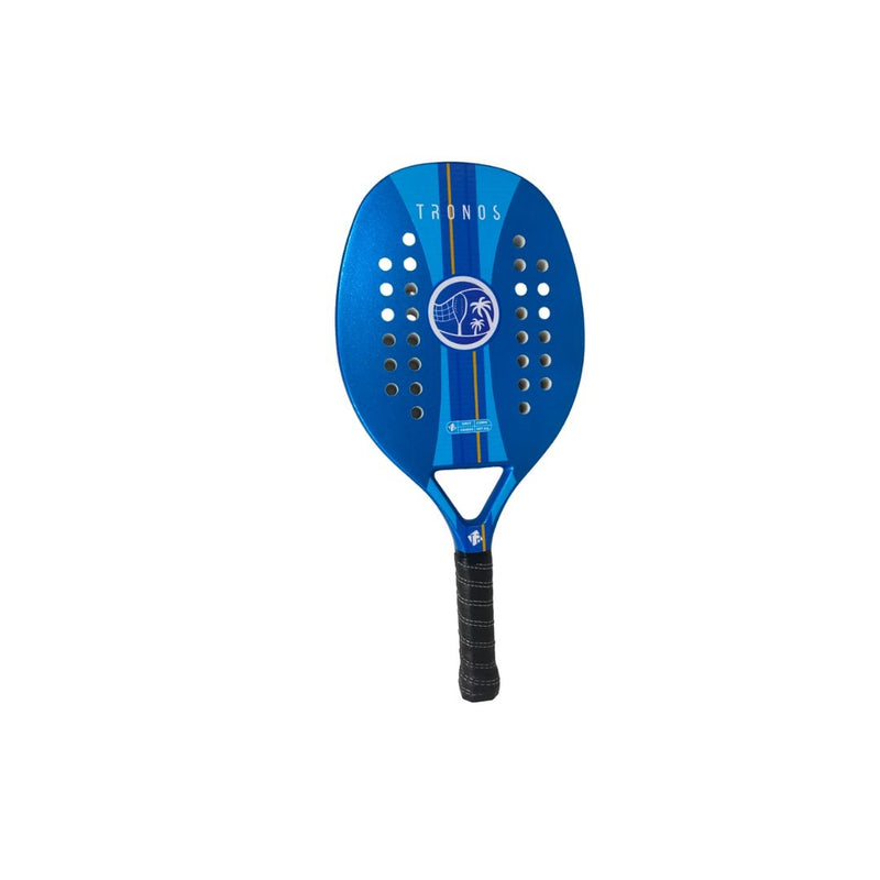 Raquete de Beach Tennis Tronoss SU-TN-FCA, 50% Fibra de Vidro, 50% Carbono, Azul