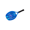 Raquete de Beach Tennis Tronoss SU-TN-FCA, 50% Fibra de Vidro, 50% Carbono, Azul