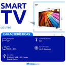Smart Tv 43" 4k  LG UHD ThinQ Ai Tv  LED 3 HDMI - 43UT8000PSA