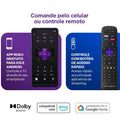 Smart TV 50" 4K UHD Roku Multi TL059M com HDR, Alexa e Google Home
