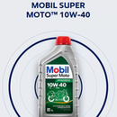 Oleo Mobil 10w40 Verde Mx Litro Mobil Super Moto Power Semi