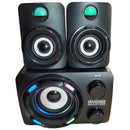 SUBWOOFER GAMER STEREO SS9800 C/LEDS 7 CORES