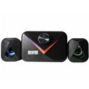 SUBWOOFER GAMER STEREO SS8012 C/LEDS COLORIDOS