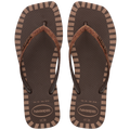 Chinelo Havaianas Slim Square Glitter Contour