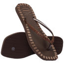 Chinelo Havaianas Slim Square Glitter Contour