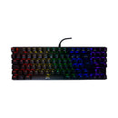 Teclado Gamer Mecânico Aplus Barak Rgb Rainbow Switch Blue Tkl Abnt2 Double Injection Cor Preto
