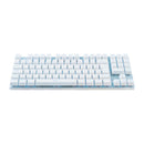 Teclado Gamer Mecânico Aplus Tech Branco Rainbow Switch Blue