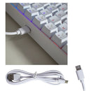 TECLADO GAMER MECÂNICO SPECTRA FURY WHITE KBW8RGB