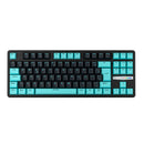 Teclado Mecânico Gamer Iara Obsidian Aqua RGB Hotswap ABNT 80% Switch Blue Huano